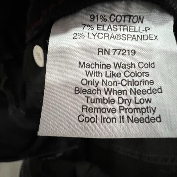 Men’s Joseph Abound Jeans Sz 33x32 Black Classic Slim Fit Straight Leg Stretch - Picture 12 of 12